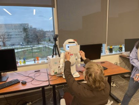 older adults testing with robots